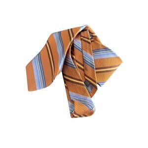 Robert Talbott Best of Class James LTD 100% Silk Neck Tie Orange